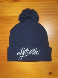 Pom Pom Beanie (Navy) 