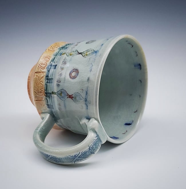 Dusk Woodfired  Porcelain Mug