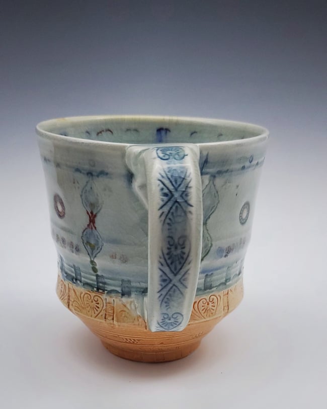 Dusk Woodfired  Porcelain Mug