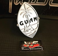 Seal of Guam - Two Layer Hitch Cover