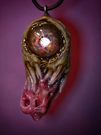 Image 3 of Custom Handmade Opal Eyed Pendant|Opal Eyed Cyclops Pendant|Handmade|OOAK| Morgans Mutations