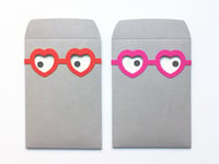 Image 1 of 2 x the villa envelope and its heart glasses