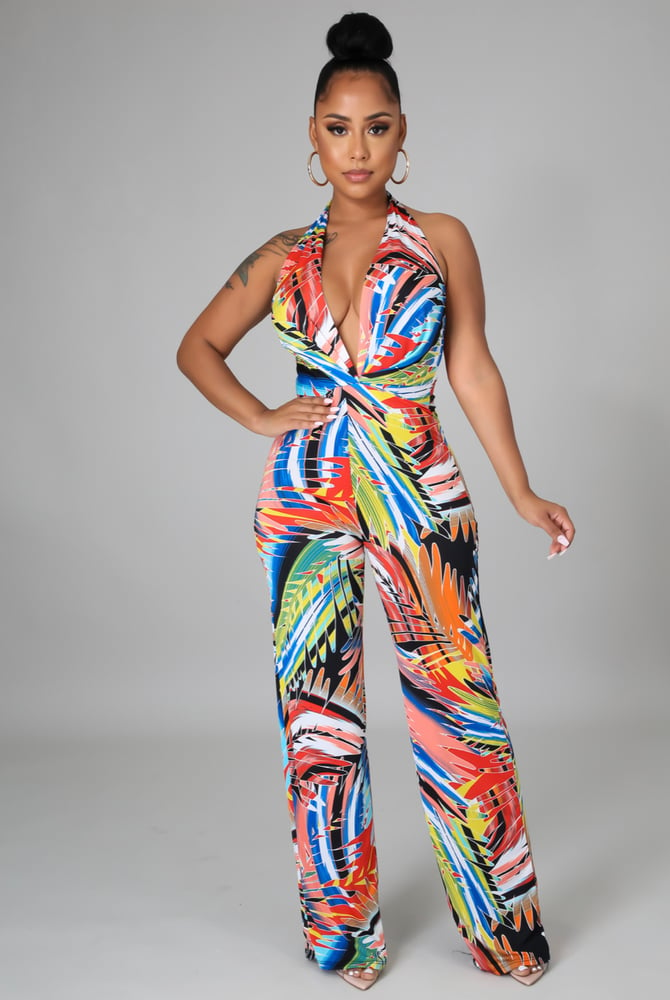 Image of Multi colored Jumpsuit 