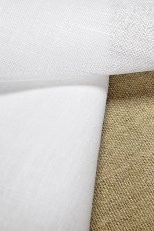 Image of White Linen Fabric Sampler Pack