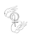 Feminist symbol - no 2