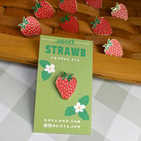 Sweet Strawb Enamel Pin