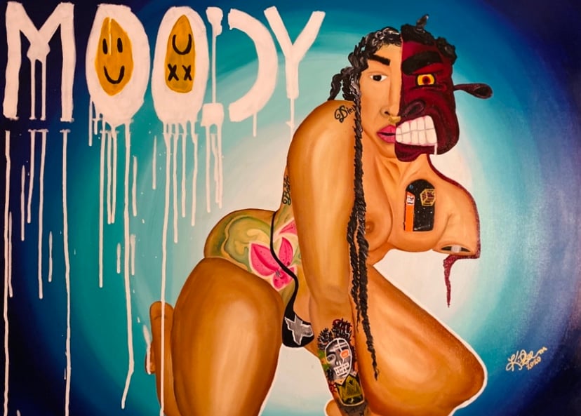 Image of Moody [Exclusive] Print 