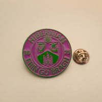 Image 5 of Hibs, Hibernian, Erin Go Bragh 30mm Football Pin Badges Various colours.