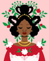 Royalty and Red Art Print