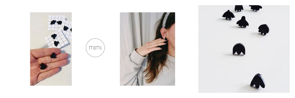 uhani CVET - mini // earrings BLOSSOM - mini