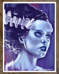 The Bride of Frankenstein Art Print (9x12 in.)