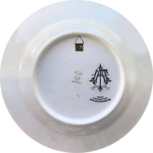 Image of Edward Scissorhands - Vintage Bohemian porcelain Plate - #0758