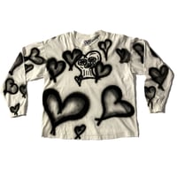 Image 1 of HEART-SLEEVED SHIRT 
