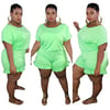 Plus Size Shorts Jumpsuit 