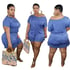 Plus Size Shorts Jumpsuit  Image 3