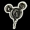 Single Black and White Mickey Balloon