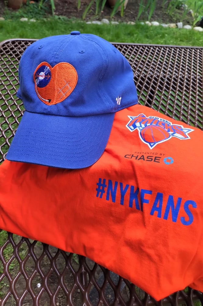 Image of .:. Knicks Tape How Lovely Dad Hat .:.