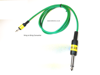 Image 1 of V-Trig (3.5mm Jack) to S-Trig (6.35mm Jack) Converter Cable TAP TEMPO DELAY