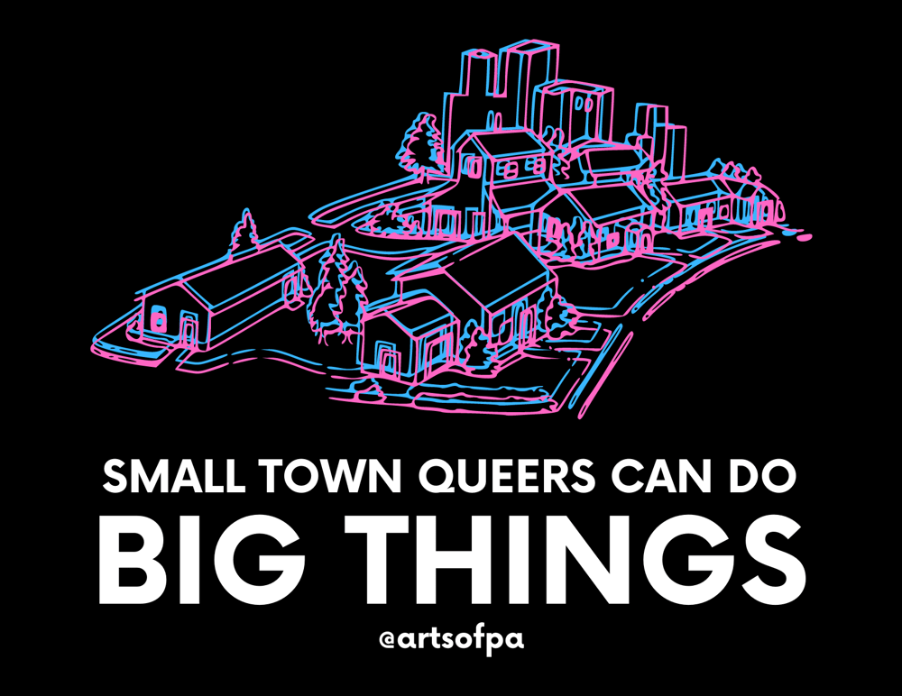 Image of Small Town Queers Can Do Big Things - Postcard