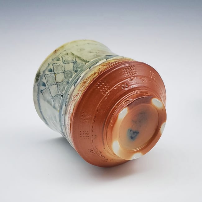 Tiara Lattice Salt Fired Tea Tumbler