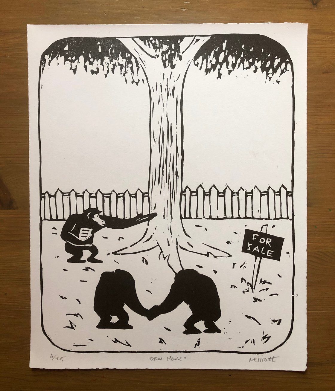 Image of Open House Chimpanzee Print