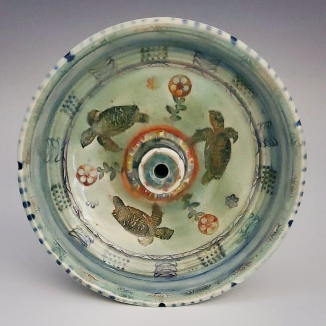 Green Sea Turtle Incense Holder