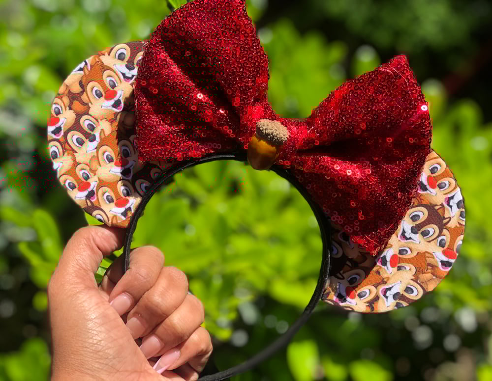 Image of Chipmunk inspired mouse ears