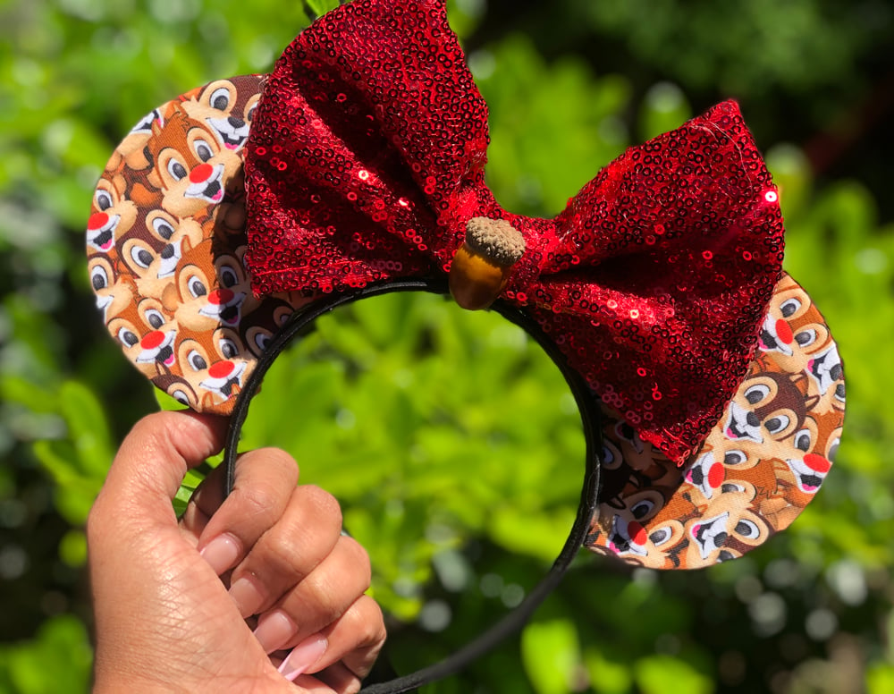 Image of Chipmunk inspired mouse ears 