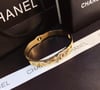 CC obsidian gold bracelet 