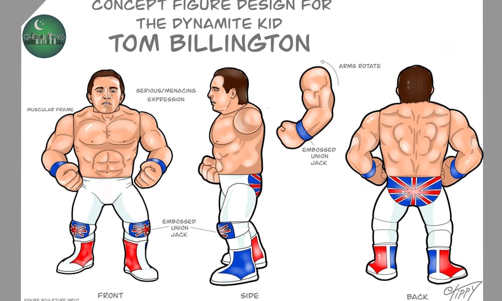 Image of DYNAMITE KID Wrestling Megastars Series 1 Deluxe Figure
