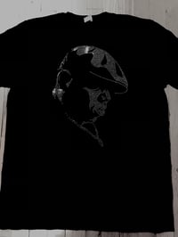 Image 3 of Rhinestone "BIGGIE" T-Shirt (100% cotton) - Black/White