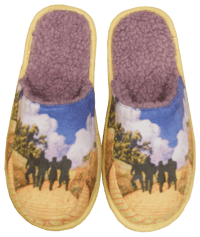 YELLOW BRICK ROAD HOUSE SLIPPERS