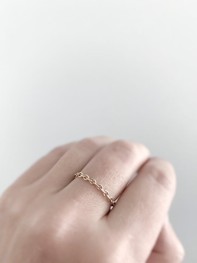 Delicate chain ring deals