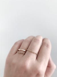 Image 5 of Chain Ring in Gold Filled