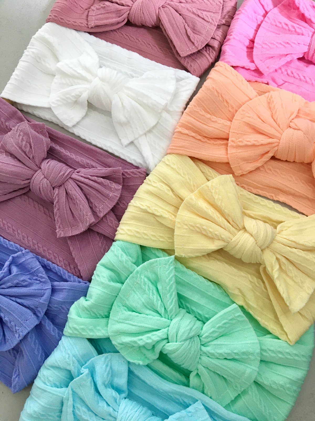 Cable knot head wraps 2 for £10!