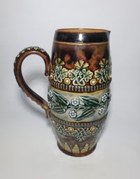Image 2 of Doulton Lambeth Stoneware Jug 18cm