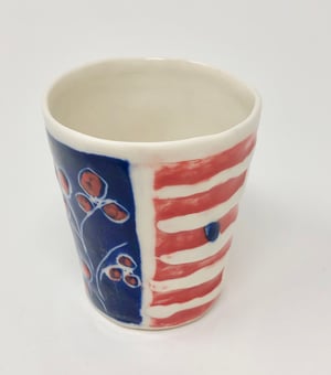 Image of Red and Blue Small Mug