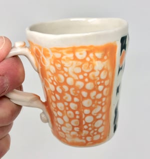 Image of Orange and Dark Teal Small Mug