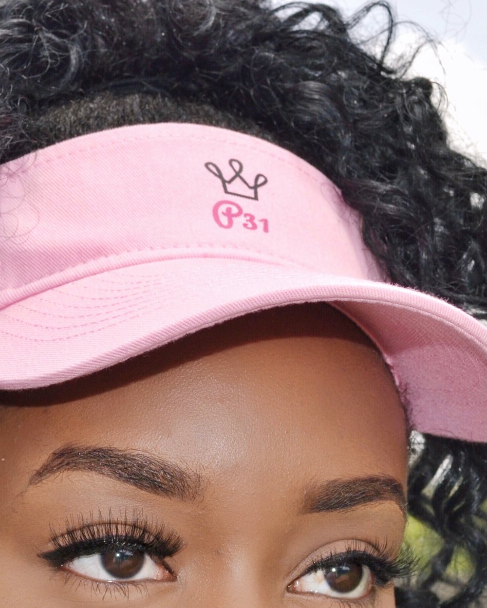 Image of The Proverbs 31 Retro Pink Visor