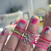 Double heart bracelet
