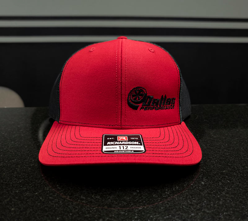 Dallas Performance Trucker Style Hat - Red/Black