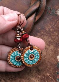 Image 3 of Mandala earrings 