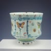 Sphinx Moth Small Porcelain Tea Tumbler