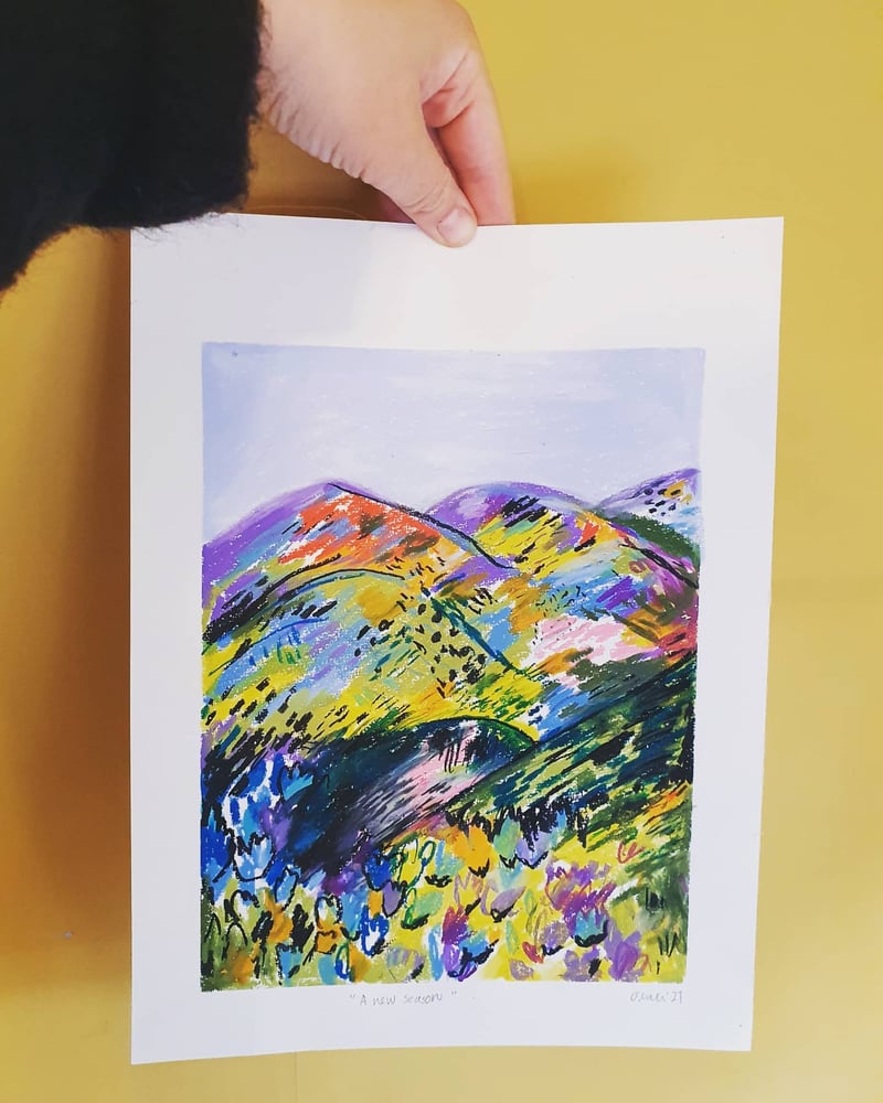 Image of "A new season" original artwork
