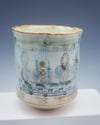 Porcelain Woodfired Tapestry Tea Tumbler