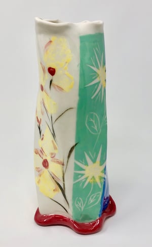 Image of Multicolored Vase