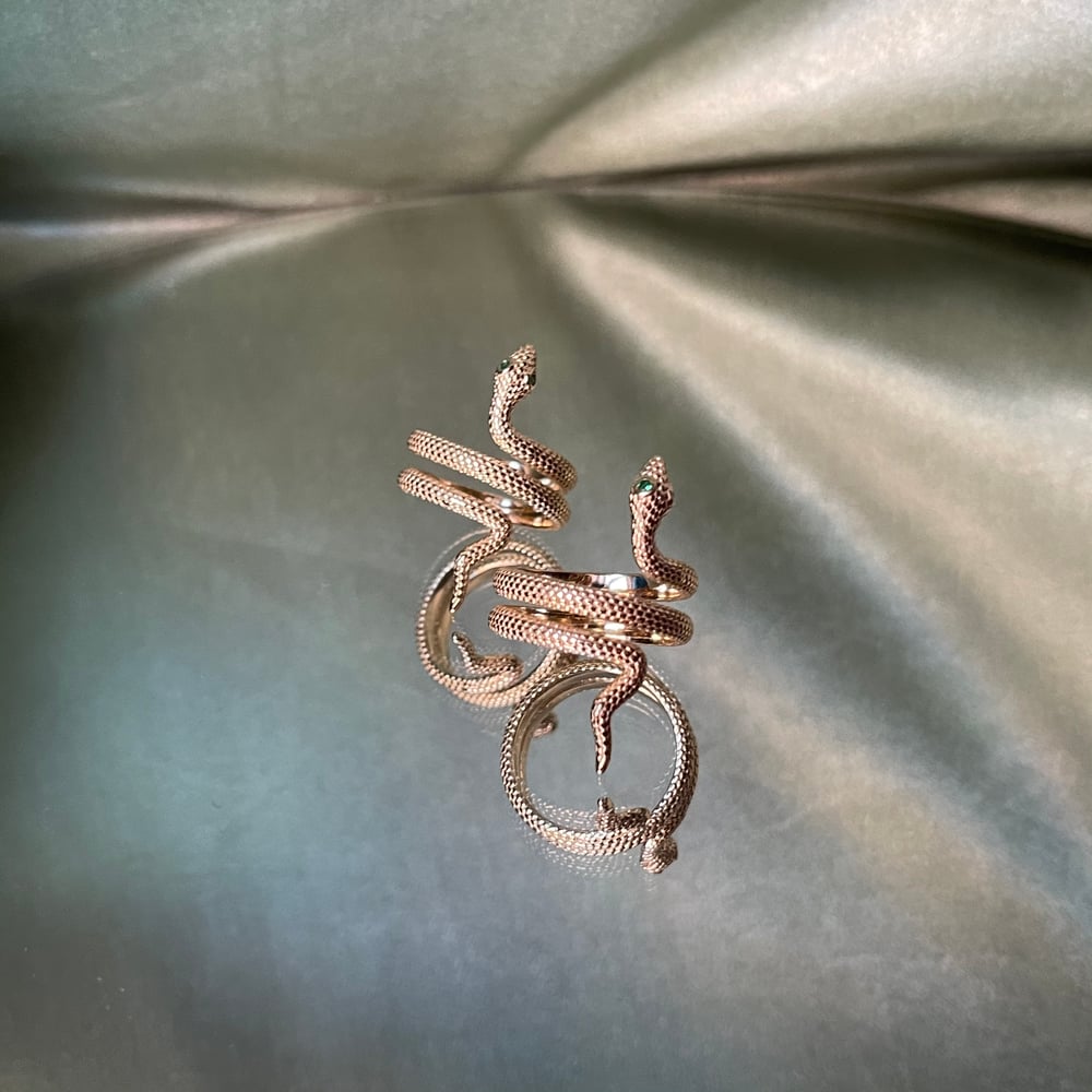 Image of Designed by K snake ring 