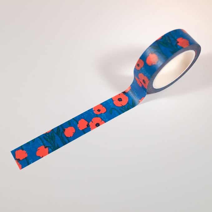 Image of Poppies Washi Tape