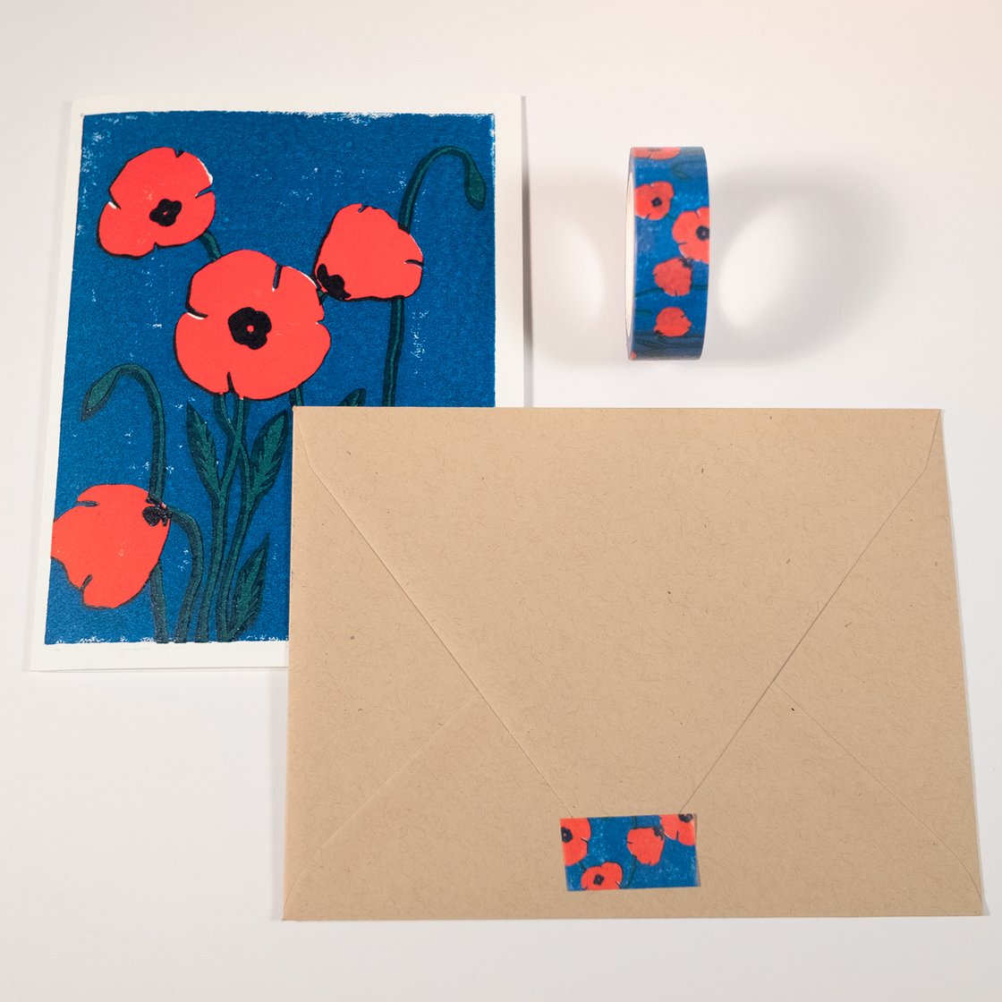 Image of Poppies Washi Tape