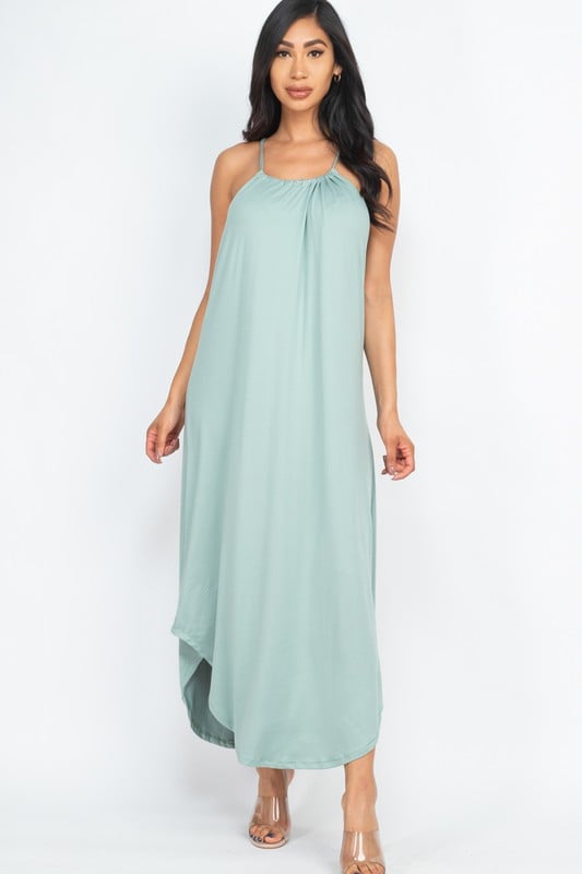 Image of CARIBBEAN WATER MAXI DRESS